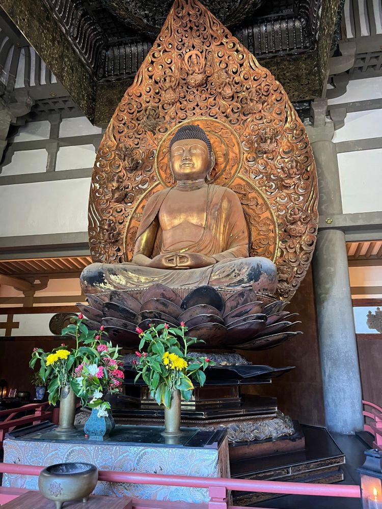 A statue of the Buddha