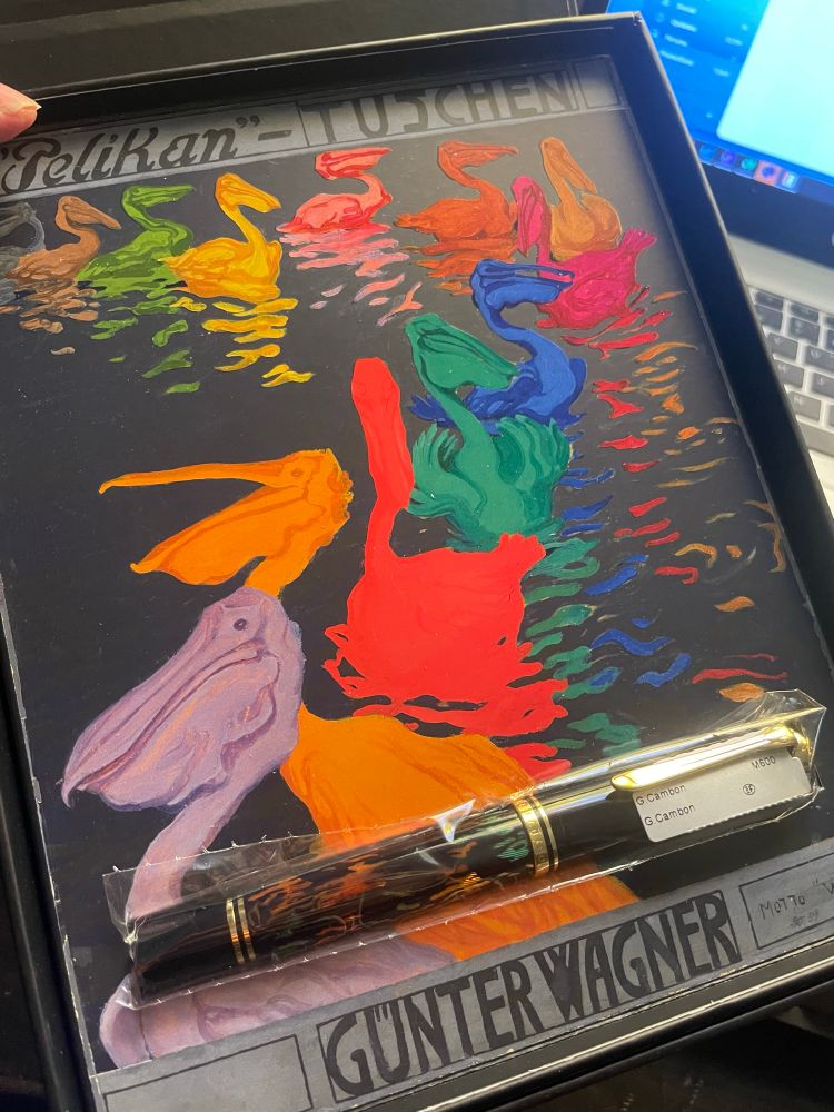 Pelikan M600 Glauco Cambon fountain pen, still in the package. 