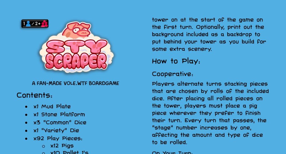 Screengrab of small part of rulebook