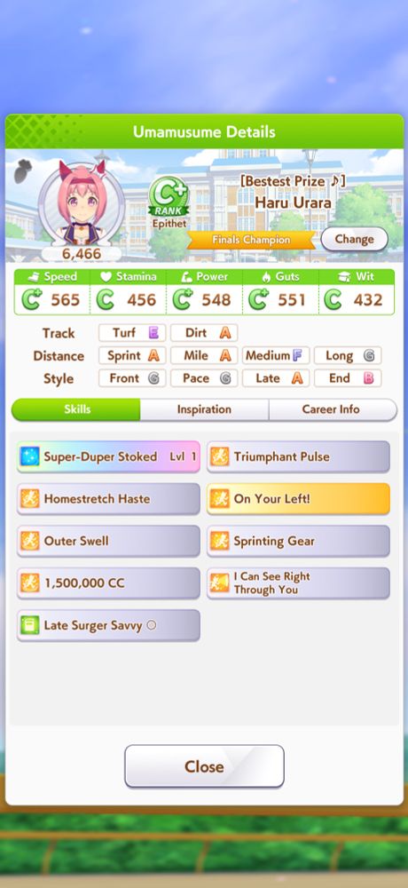 Haru Urara final stats