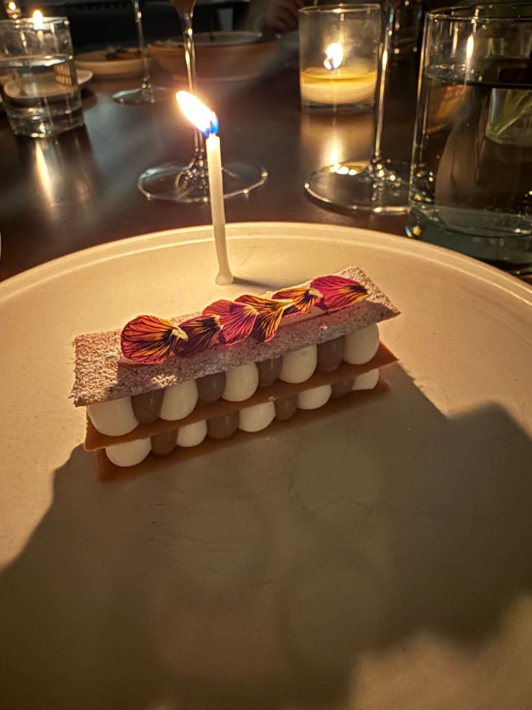 Dessert for birthday
