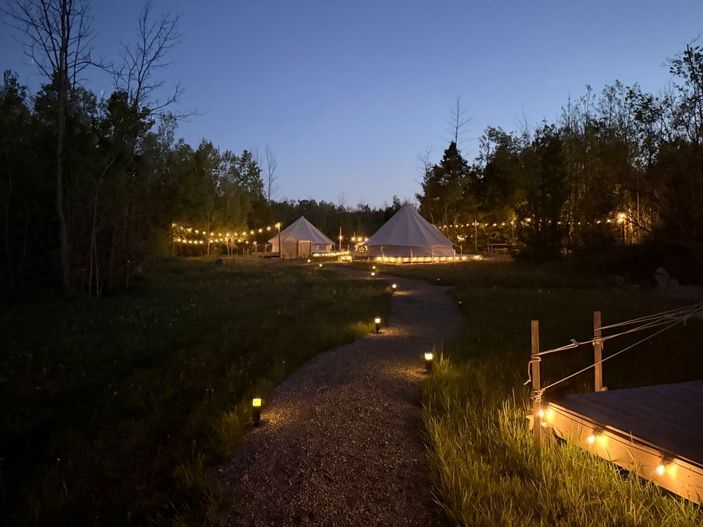 Glamping tents