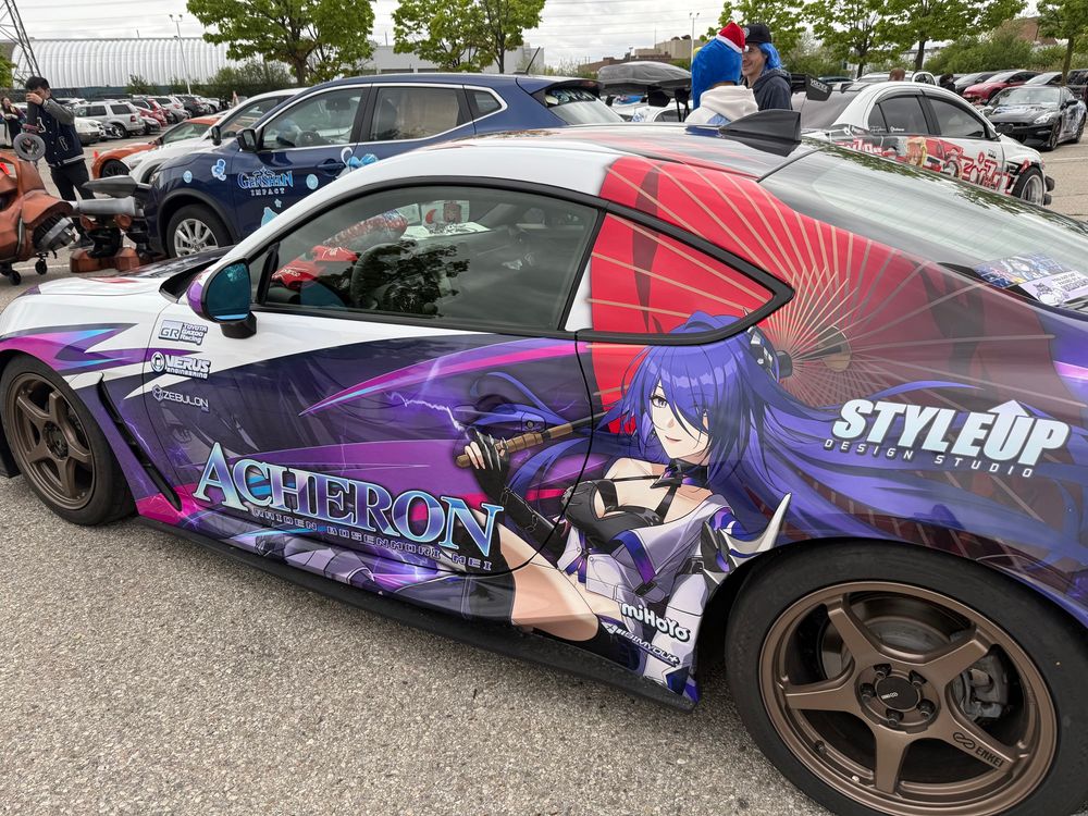 Acheron-wrapped car
