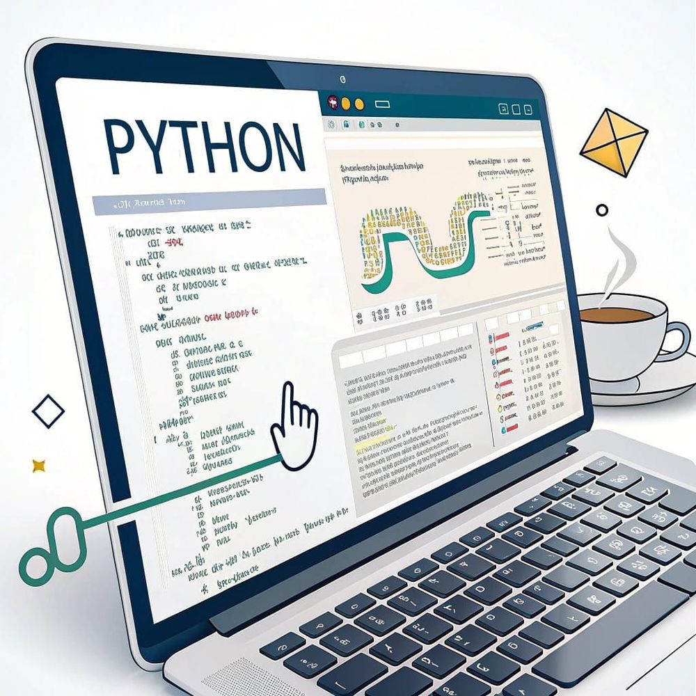 "python code" generated with Recraft
