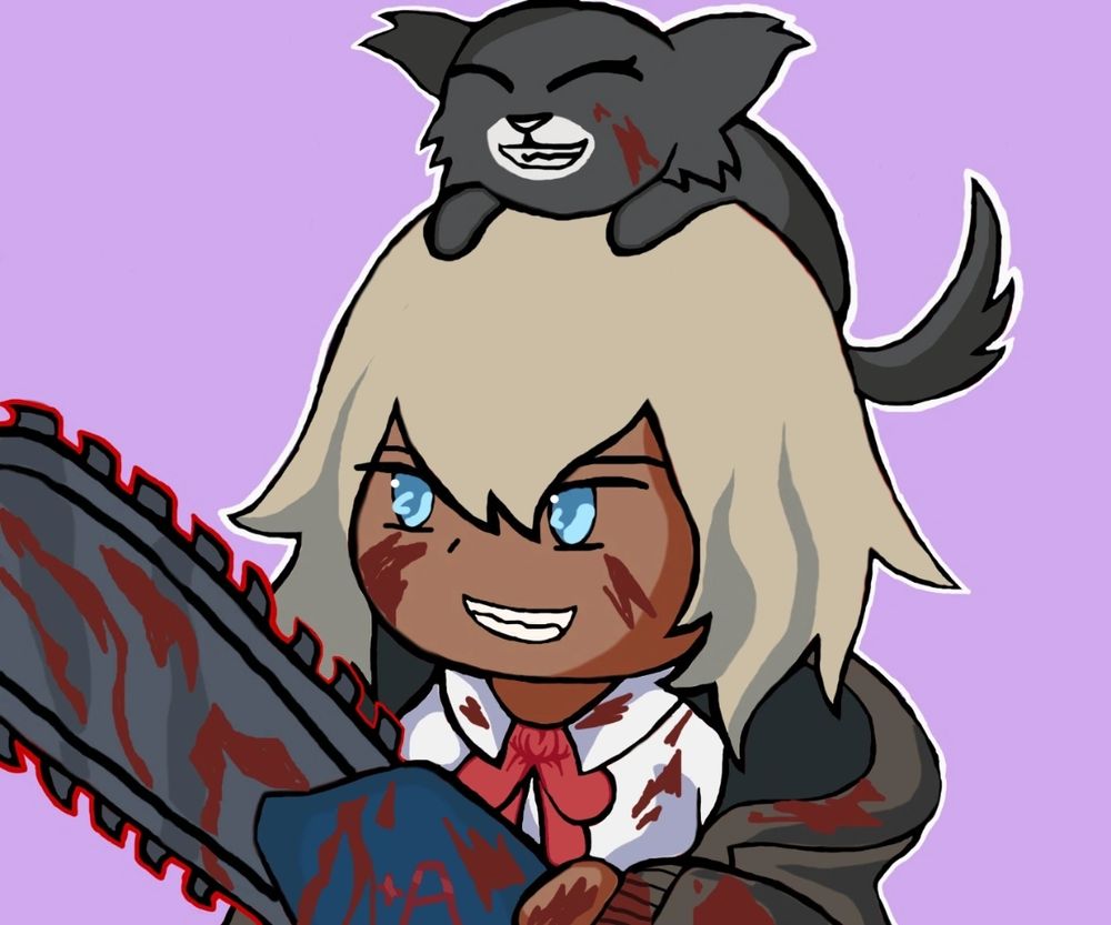 A chibi-style character with blonde hair, blue eyes, a bloodied chainsaw, and a cute black cat resting on their head, smiling mischievously
#ChibiArt 
#StreamerLife 
#GamingCommunity 
#TwitchArt 
#XboxGamers 
#CuteButDeadly 
#ChainsawVibes 
#GamingAesthetic 
#TwitchStreamers 
#CatLoversGaming
#VTuber 
#VTuberCommunity 
#VTuberArt 
#Live2D 
#2DAnimation 
#2DModel 
#3DAnimation 
#3DModel 
#VTuberLife 
#VirtualStreamer 
#3DArt 
#2DArt 
#AnimationLovers 
#VTuberDesign 
#VTuberFans 
#GamingVTuber 
#AnimeArt 
#ChibiVTuber 
#CharacterDesign 
#DigitalArt 
#VirtualYoutuber 
#3DModeling 
#2DAnimationArt 
#Blender3D 
#MayaAnimation 
#VirtualReality 
#StreamOverlay 
#VTuberSupport 
#VTubeStudio 
#RiggingArt 
#3DVTuber





 