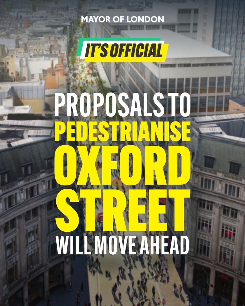 It's official
Proposals to pedestrianise Oxford Street will move ahead