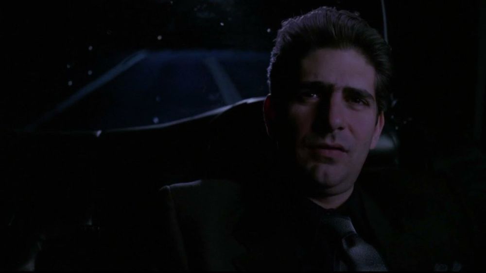 screencap of Christopher from The Sopranos looking like he is on the Death Star II in Return of the Jedi