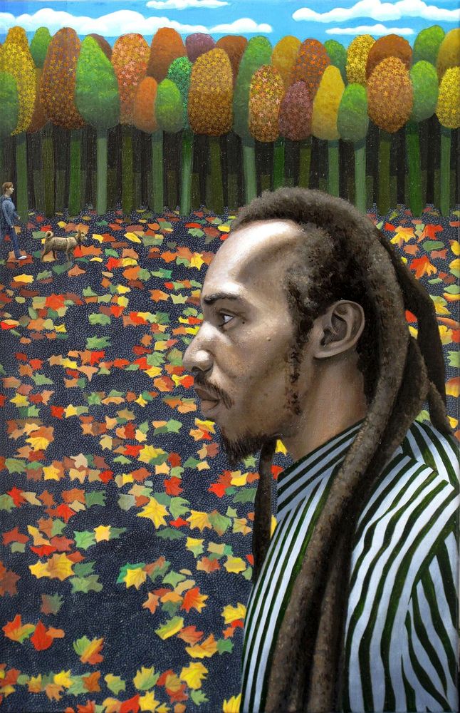 Painting of Benjamin Zephaniah © Carl Randall