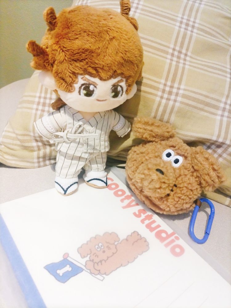 バンぬいとトイプードルのポーチとトイプードルのノート