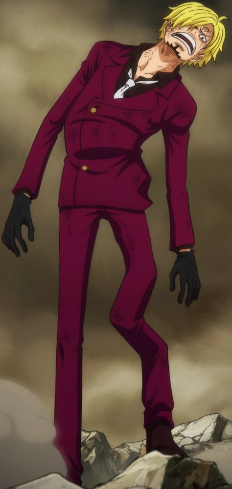 my mans sanji being bent like a soda can during the queen fight in the wano arc