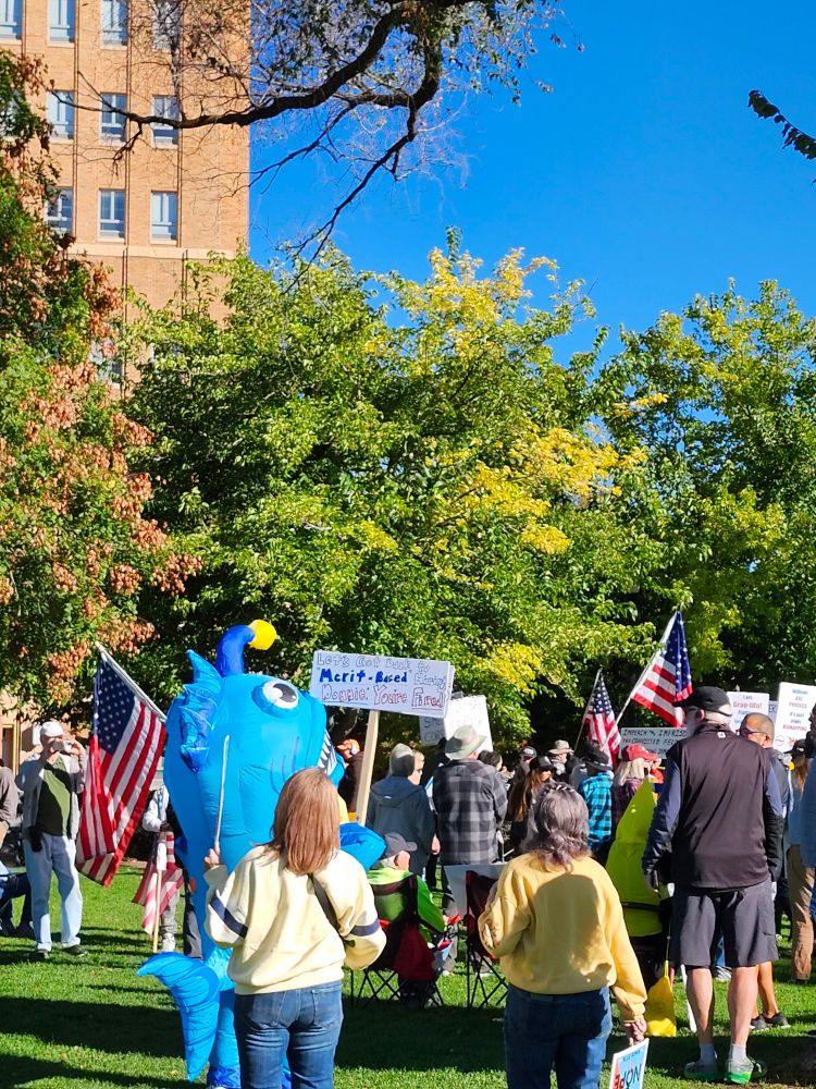 No Kings Rally in Ogden,Utah. Over 2,000 protesters