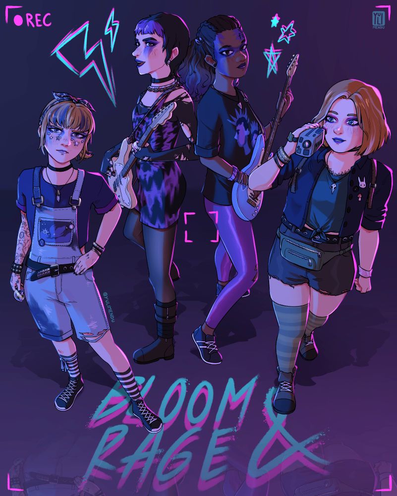 Bloom & rage Lost Records fanart by Yulimendu