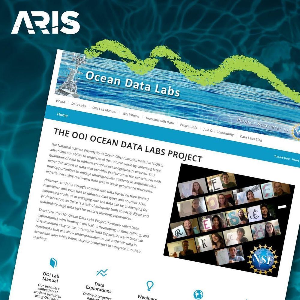 Image of Ocean Data Labs project website