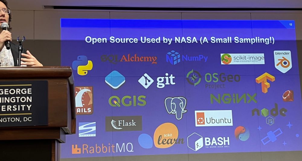 Slide showing logos of many OSS projects 