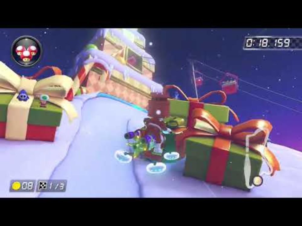 Tour Merry Mountain [200cc] - 1:18.541 - tommy (Mario Kart 8 Deluxe World Record)