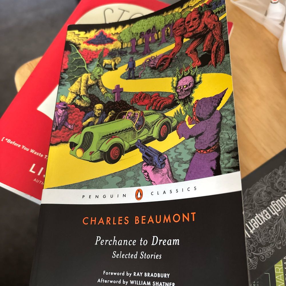 Cover of Charles Beaumont’s collection, Perchance to Sleep. 