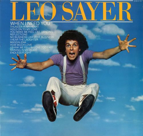 Leo Sayer - When I Need You LP cover