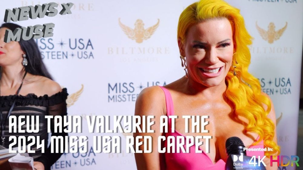 AEW Taya Valkyrie at the 2024 Miss USA Red Carpet