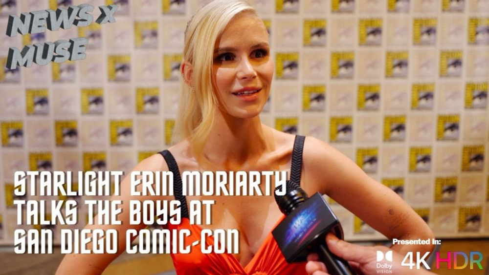 Starlight Erin Moriarty Talks The Boys at San Diego Comic-Con