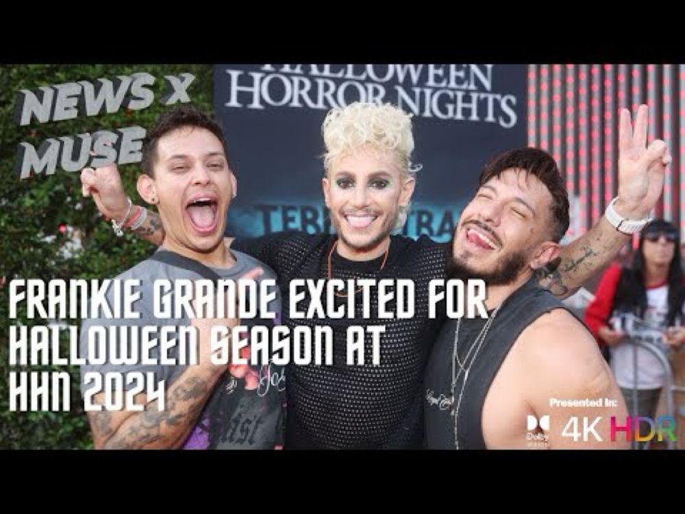 Frankie Grande Excited For Halloween Season at HHN 2024