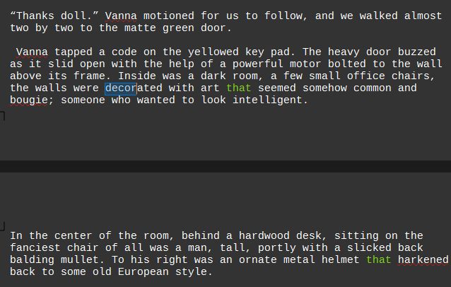  Vanna tapped a code on the yellowed key pad. The heavy door buzzed as it slid open with the help of a powerful motor bolted to the wall above its frame. Inside was a dark room, a few small office chairs, the walls were decorated with art that seemed somehow common and bougie; someone who wanted to look intelligent. 
In the center of the room, behind a hardwood desk, sitting on the fanciest chair of all was a man, tall, portly with a slicked back balding mullet. To his right was an ornate metal helmet that harkened back to some old European style.
