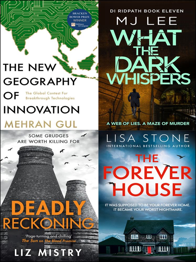 Front covers of four books