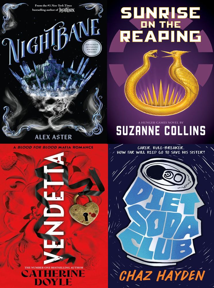 Front covers of four books
