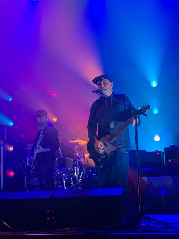 Mogwai on stage in The Big Top, Galway
