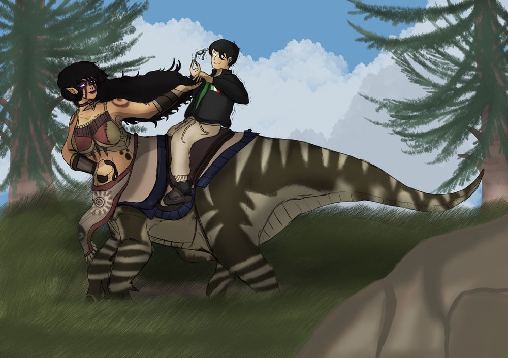 Iris and Alex on a date 