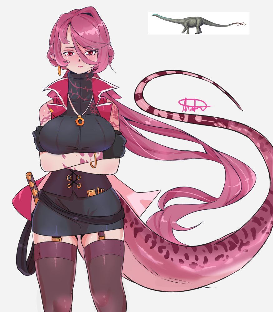 Lucy the diplodocus longus by ac hunter