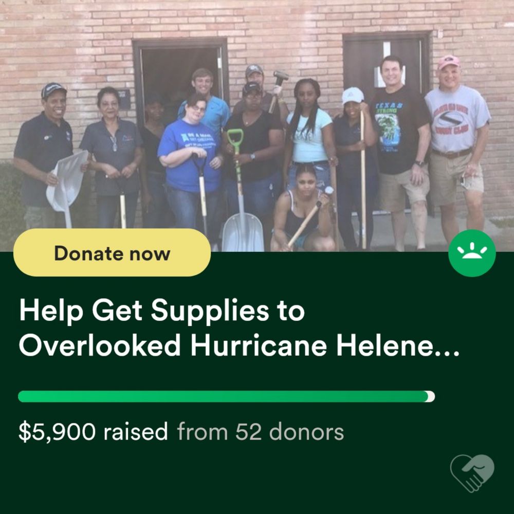 Donate to Help Get Supplies to Overlooked Hurricane Helene Communities, organized by David Eichenblatt