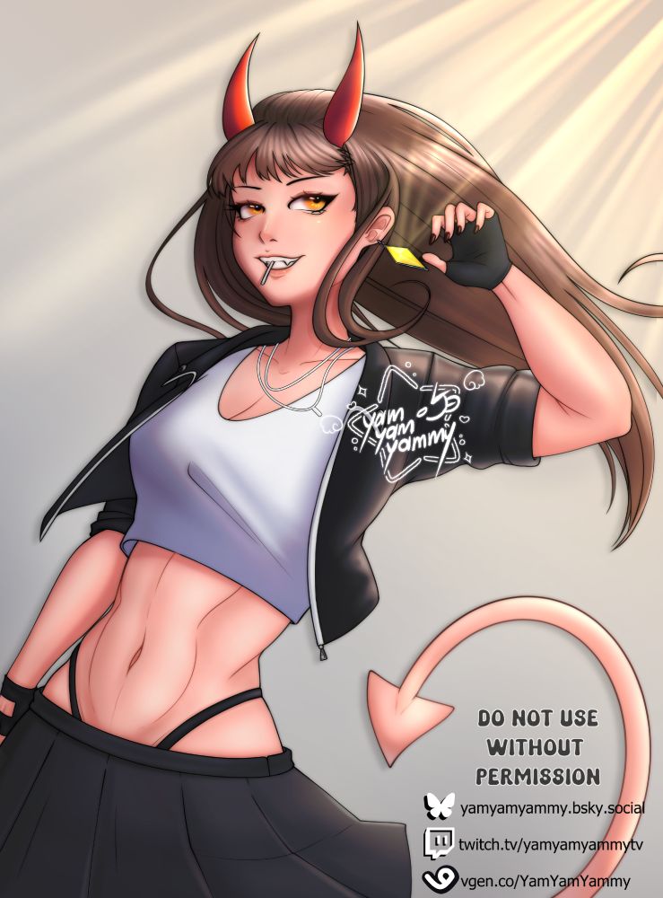 Art, digital art, illustration, oc, drawing, Half body Illustration prize for redztylish.