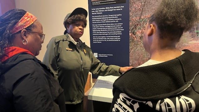 Historians and activists say its important to protect sites like the Harriet Tubman visitor center, which tell stories of many pasts.