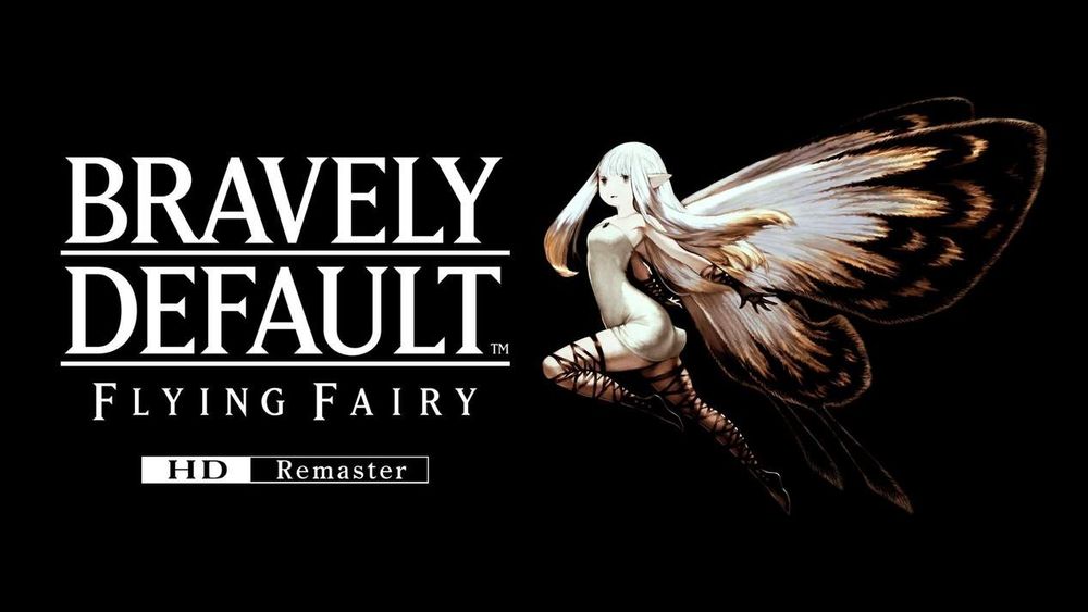 bravely default flying fairy hd remaster logo with airy next to it. imagine if you took the FF out of flying fairy. that would be crazy right?