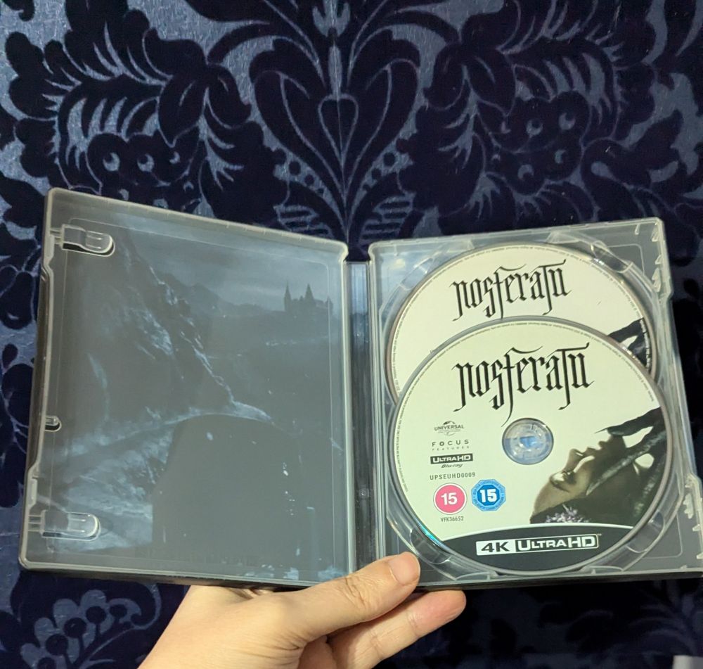 Nosferatu UHD Steelbook Discs