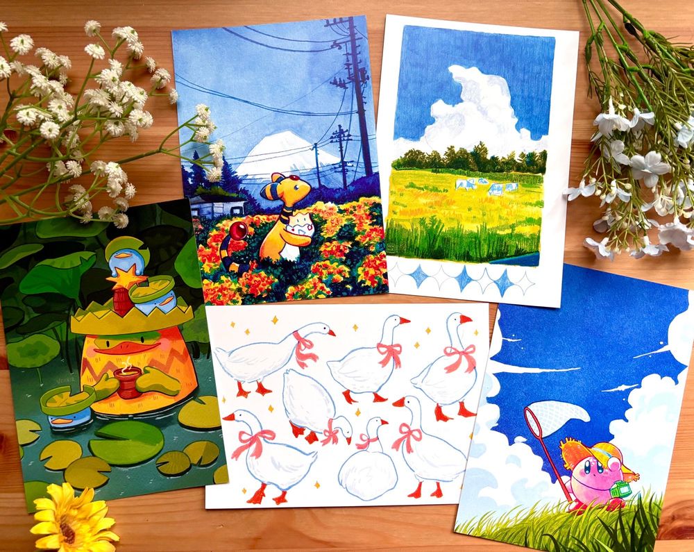 Photo of 5 of my other art prints