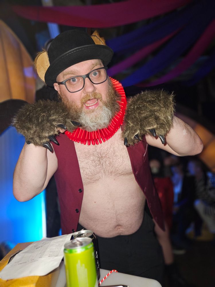 Me in my circus bear costume