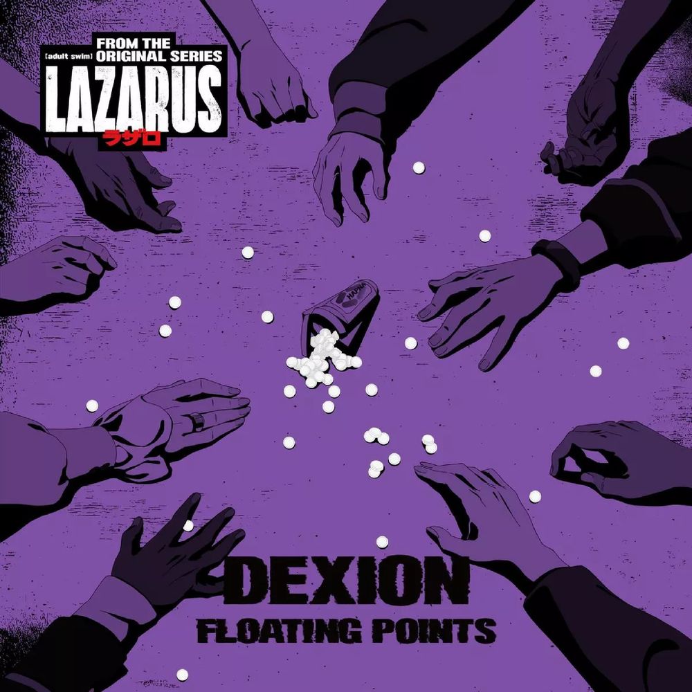 The single art from the track from Floating Points titled "Dexion" from the "Lazarus" soundtrack