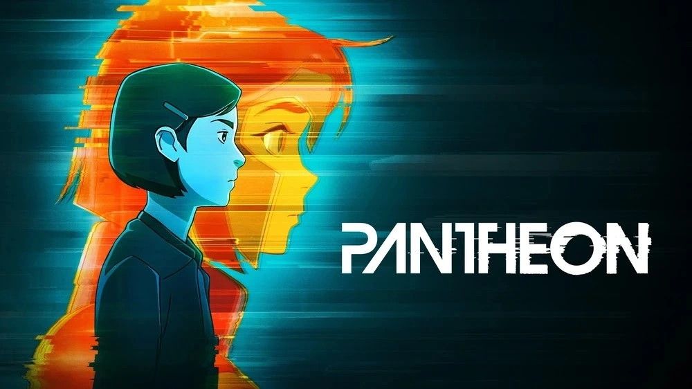 The horizontal poster for the "Pantheon" animated series