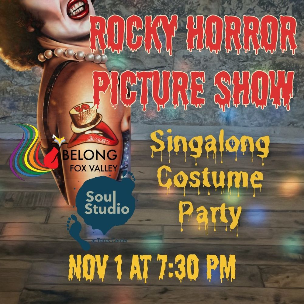 On November 1st, Let's Do the Time Warp Again! We’re happy to be teaming with Soul Studio Batavia to celebrate 50 years of the Rocky Horror Picture Show. Join us on Saturday, November 1 at Soul Studio Batavia at 7:30 p.m.