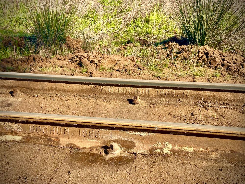 Eisenbahngleise vom Bochumer Verein, 1884