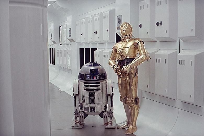 c3p0 and r2d2 from star wars