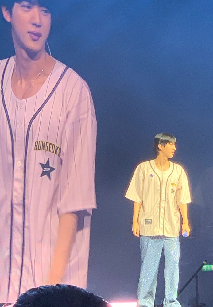 Jin at his concert in London 