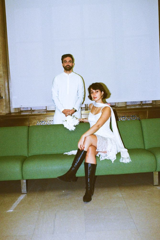 Zohran Mamdani and his wife Rama