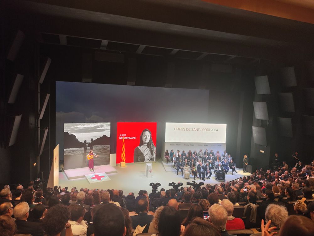 Gala de lliurament de les Creus de Sant Jordi 2024.