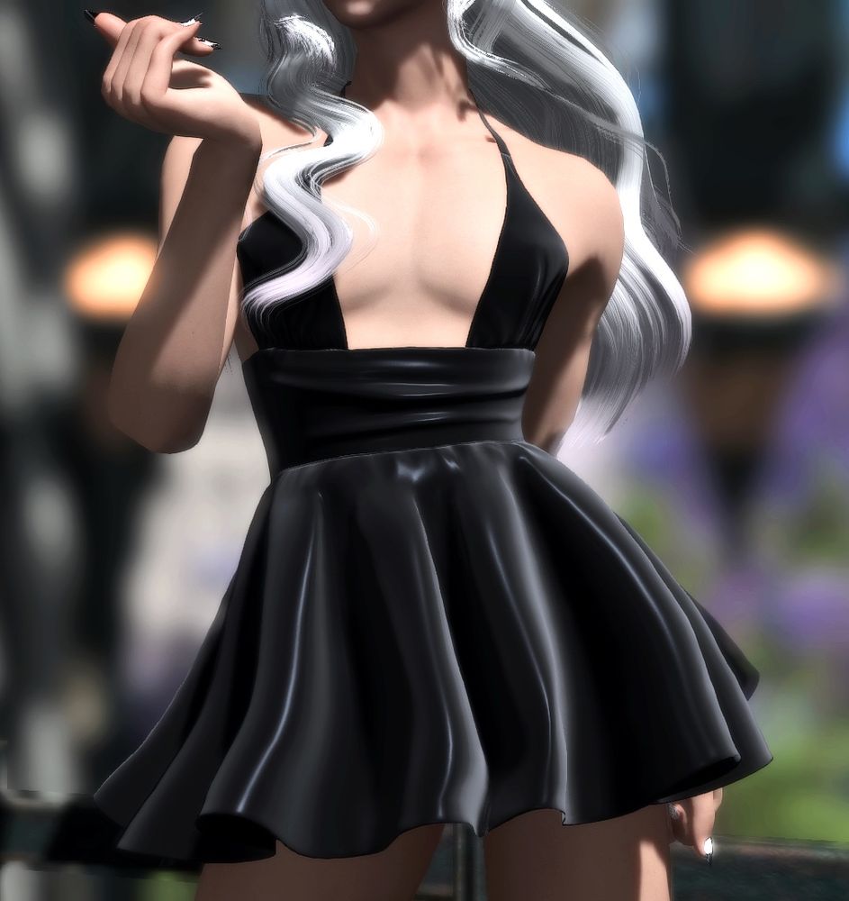 a black minidress for tbse+slim! the og is ingrid by lith mods