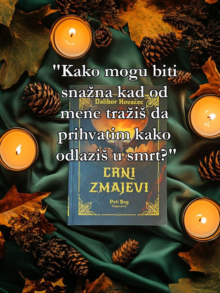 Knjiga Crni zmajevi - epska fantastika saga Peti Bog počinje ovom knjigom