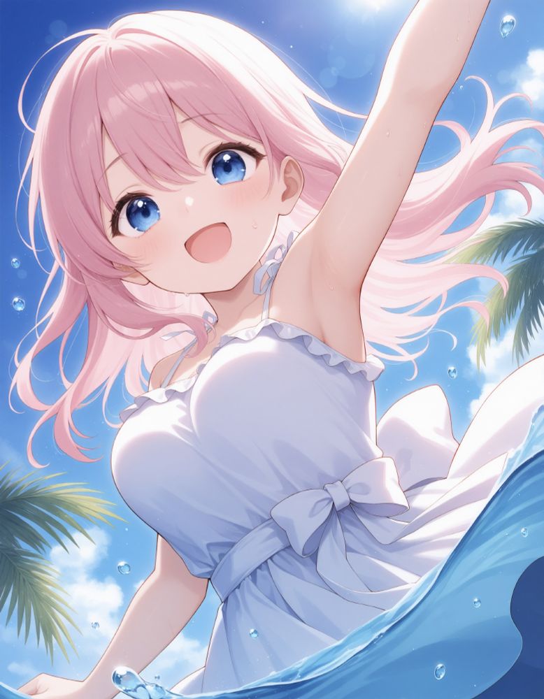女の子のAIイラスト
モデル: IllustMixLuminous v1