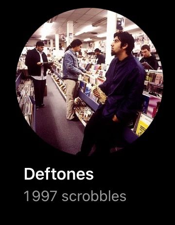 1997 streams de Deftones sur Last.FM