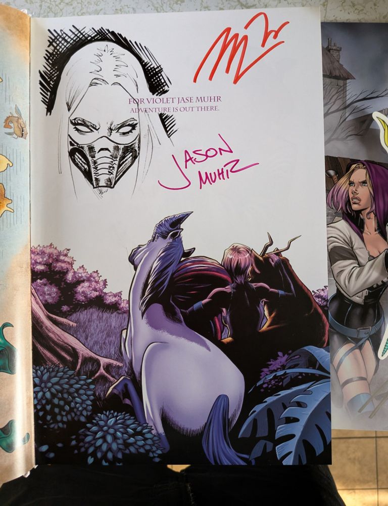 Art remarque of Feng Po, by Jason Muhr.